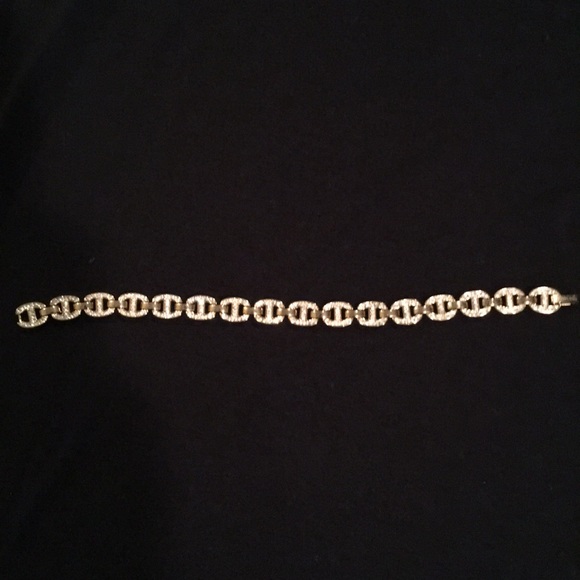 MICHAEL KORS Gold Tone Rhinestone Bracelet - Picture 1 of 3